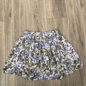 Brandy Melville Floral Skirt